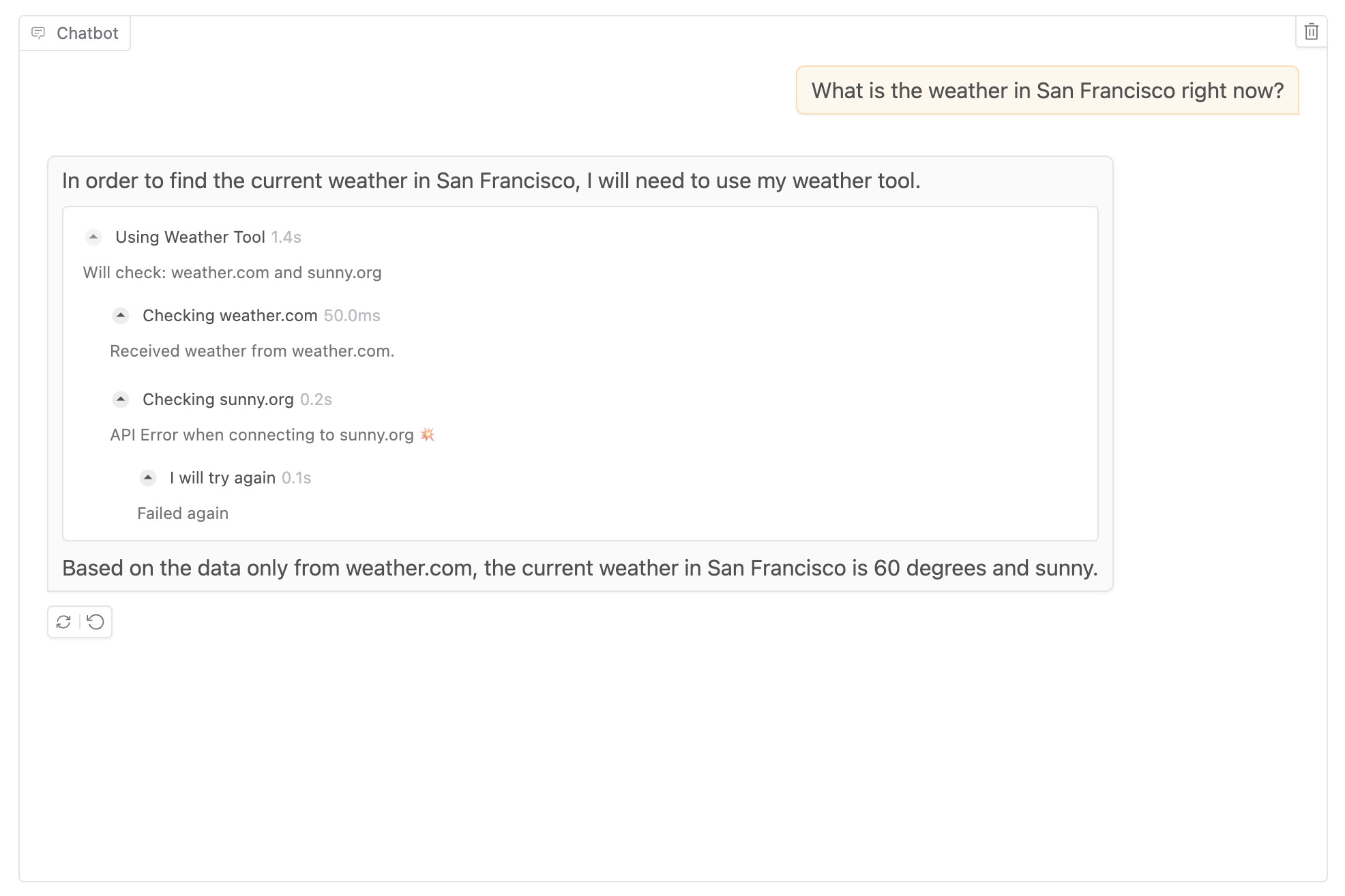Gradio ChatInterface chatbot UI