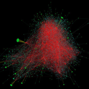Bitcoin Lightning Network topology visualization