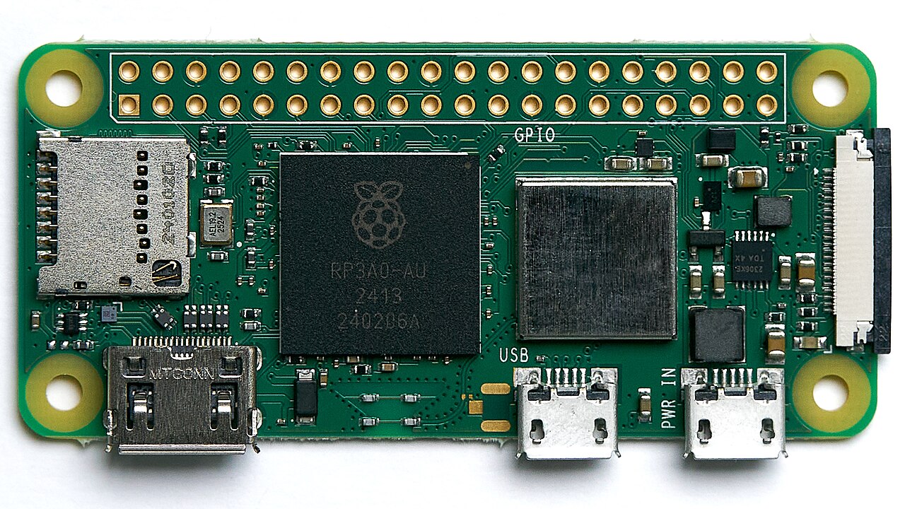 Bo mạch Raspberry Pi Zero 2 W kích thước nhỏ với chip RP3A0