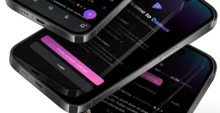 Nostr client interface showing social media feed