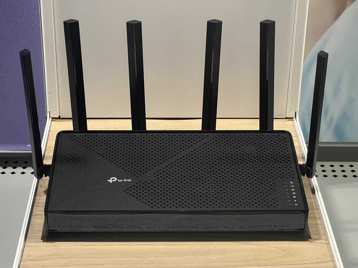 Wi-Fi 7 router photo: TP-Link Archer BE9700 tri-band