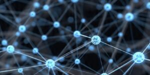 Mô hình mạng blockchain phi tập trung với các node được kết nối chéo hóa