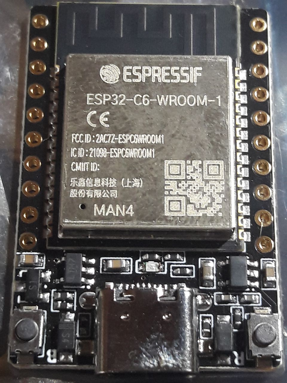 Bo mạch phát triển ESP32-C6 RISC-V WROOM-1 với Wi-Fi và Bluetooth tích hợp