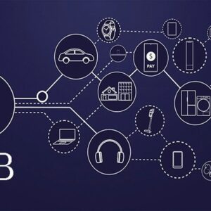 Banner giải thích công nghệ UWB Ultra-Wideband trên thiết bị Apple và Samsung