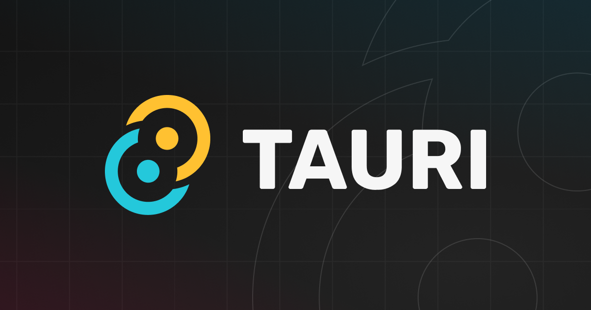 Banner giới thiệu Tauri framework desktop