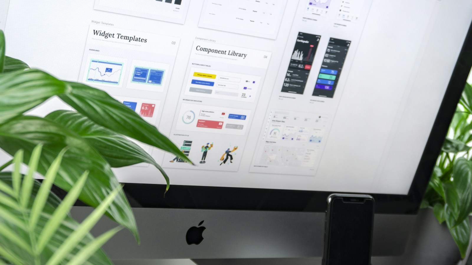 UI design workspace