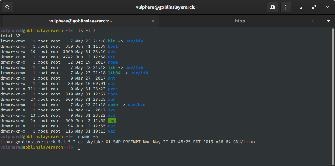 Screenshot GNOME Terminal trên Linux với cửa sổ terminal mở