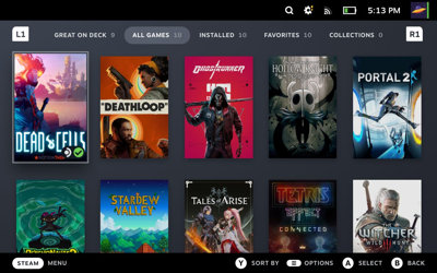 SteamOS giao diện desktop trên Steam Deck