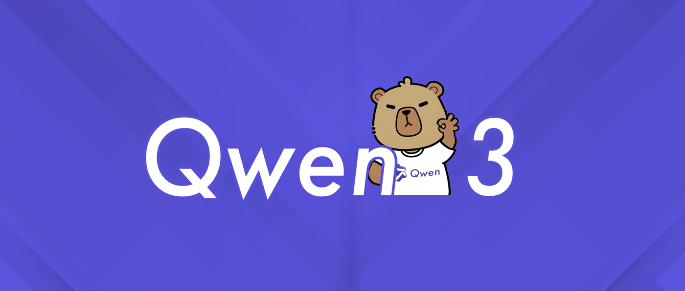 Qwen 3 banner - mô hình ngôn ngữ lớn của Alibaba