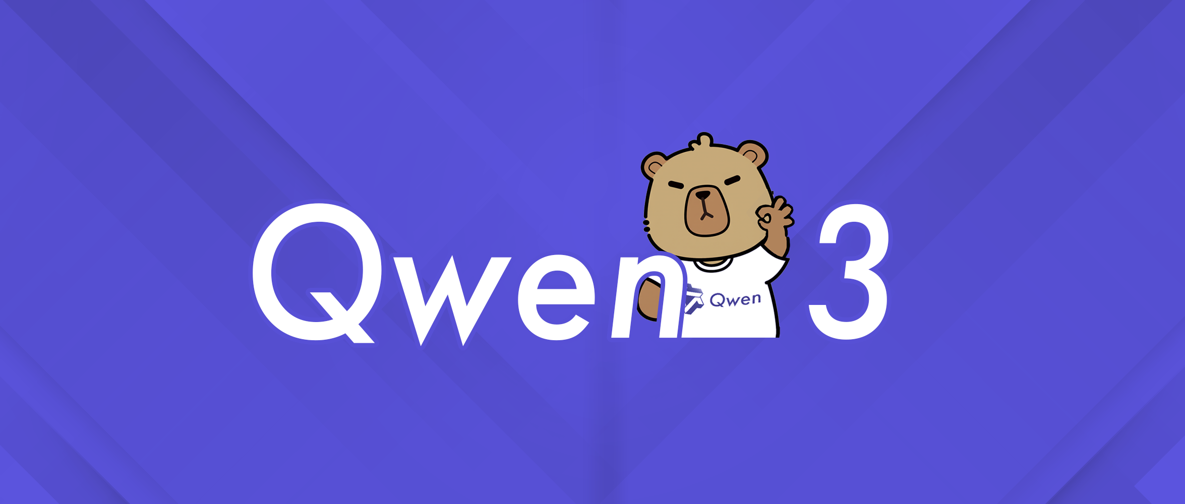 Banner Qwen 3 - mô hình ngôn ngữ lớn mã nguồn mở của Alibaba với logo Qwen