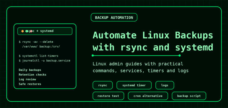 Screenshot terminal hiển thị lệnh rsync sao lưu với tiến độ và thống kê