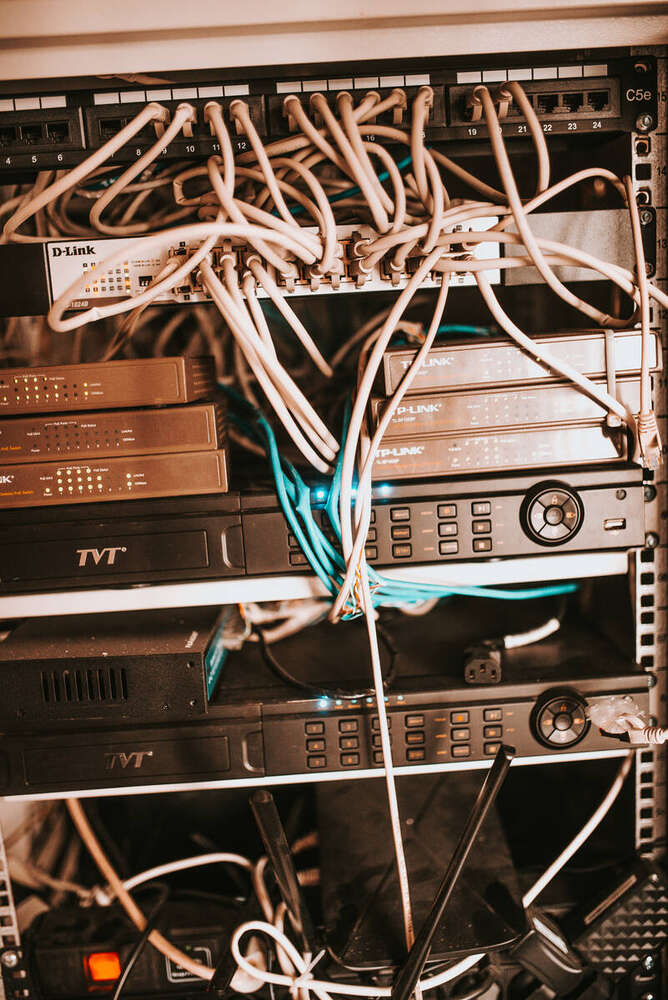 Server rack mạng data center