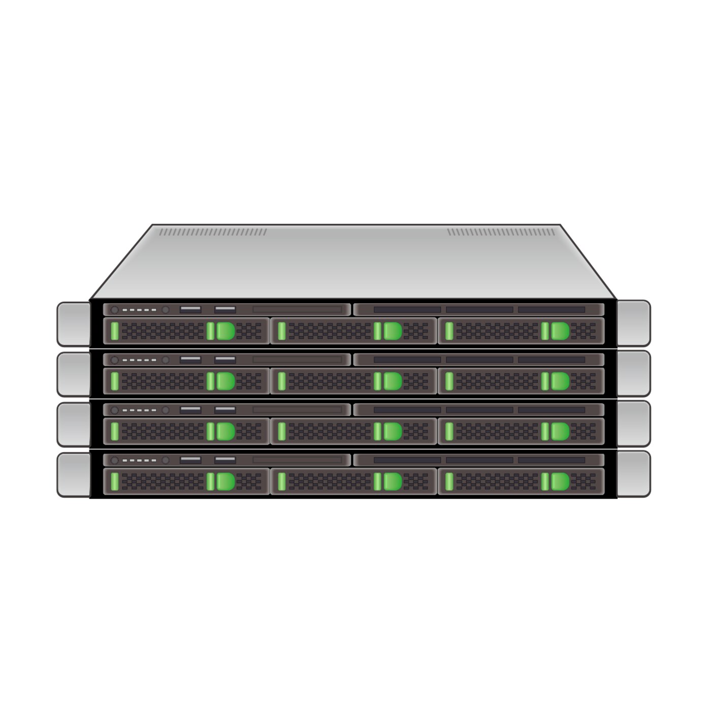 Máy chủ dạng rack phục vụ node xác thực Avalanche, mẫu phần cứng tham khảo cho validator trong trung tâm dữ liệu