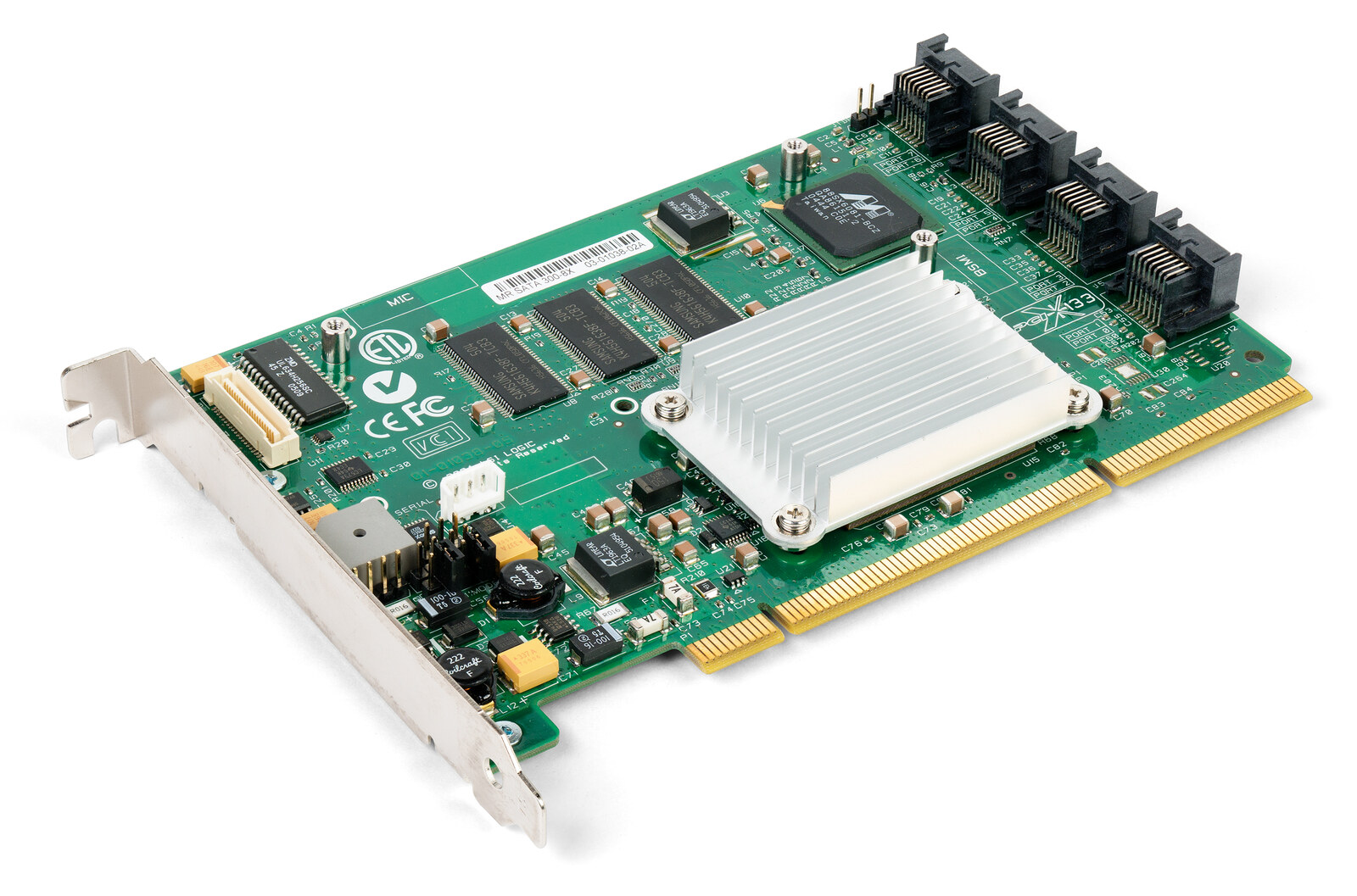 Card điều khiển RAID phần cứng LSI MegaRAID SATA 300-8X tám cổng
